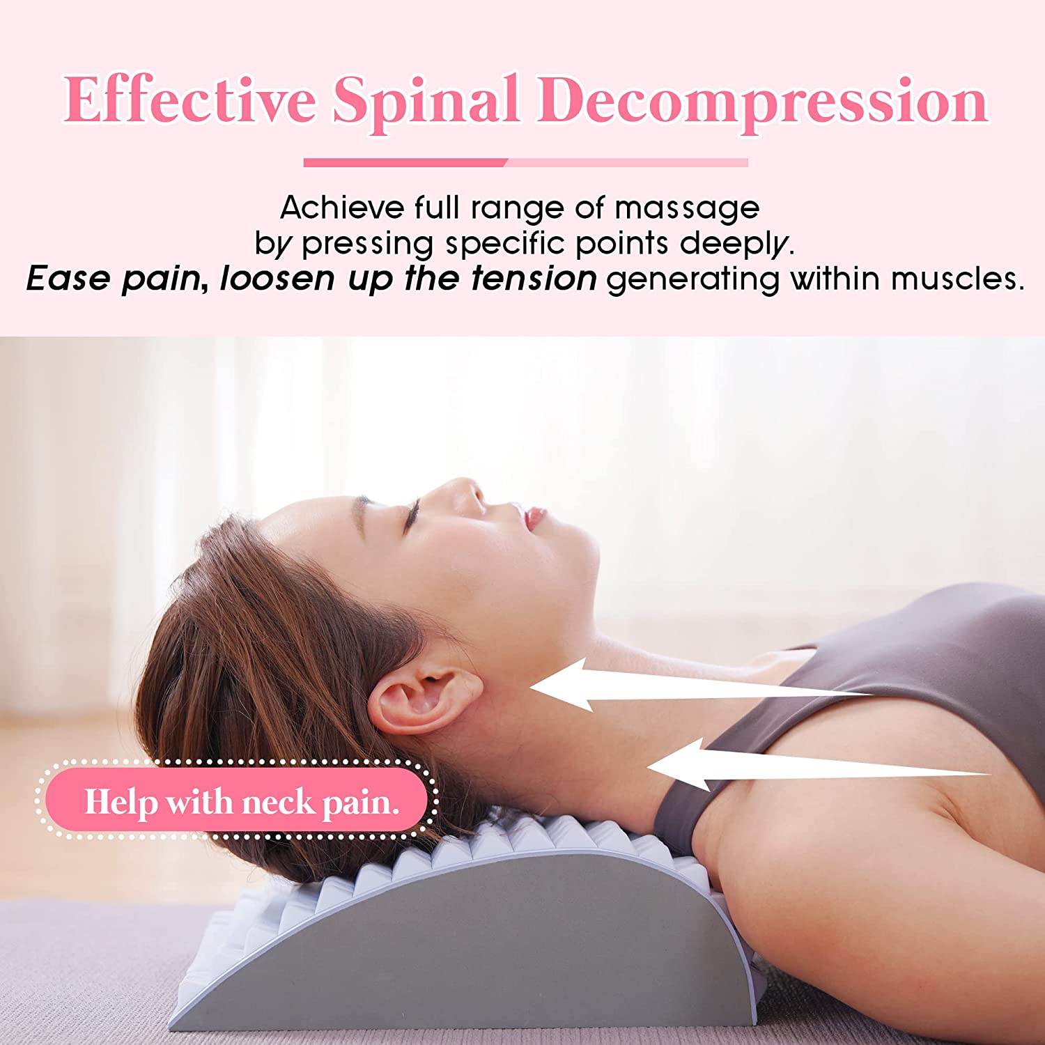Back Stretcher Lumbar - Lower Back Pain Relief Treatment Stretcher