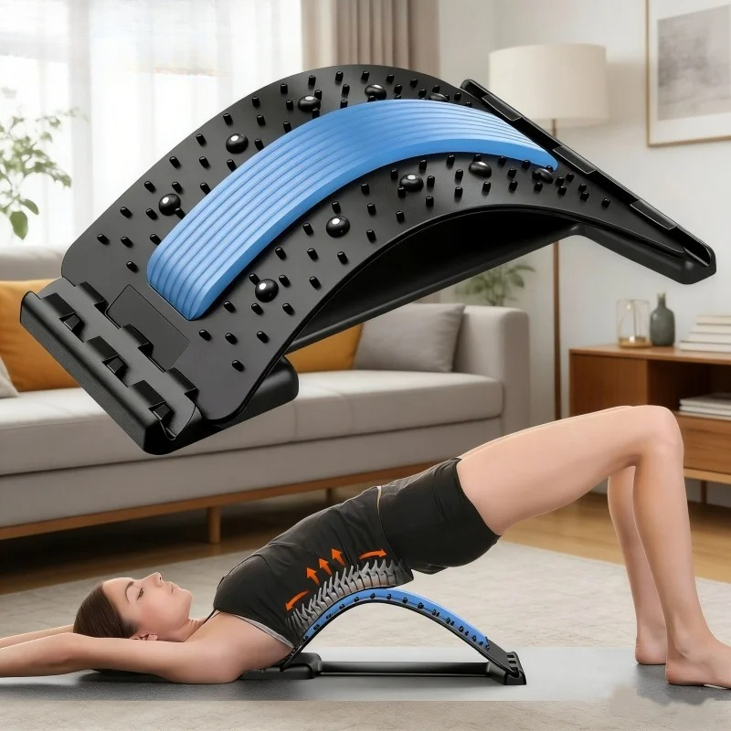 Back Stretcher Lumbar - Back Muscle Relax Stretch Equipment, Spine