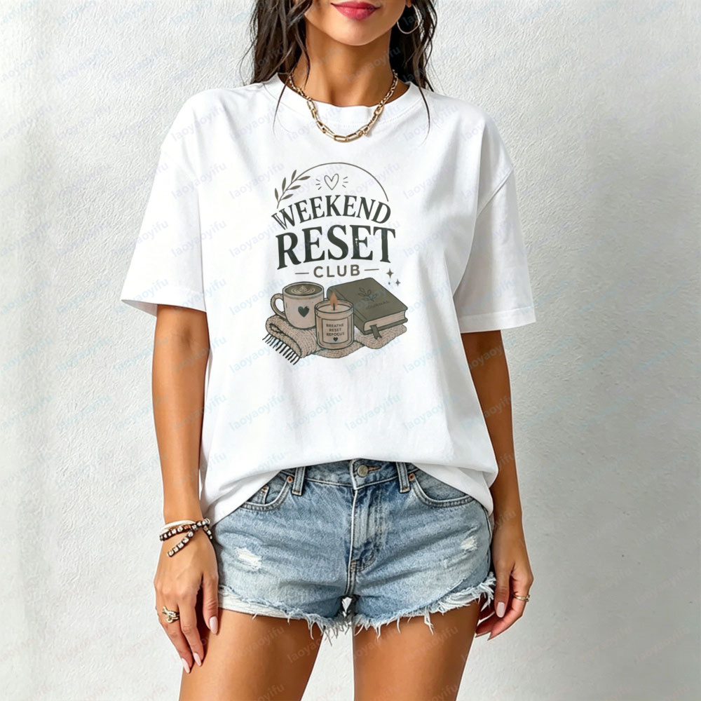 Your Health Wellness - Weekend Reset Club T-Shirt Self Care