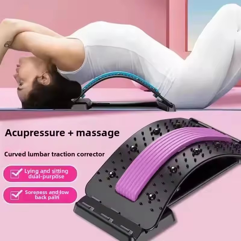 Back Stretcher Lumbar - Magnetic Back Massage Muscle Relax Stretcher