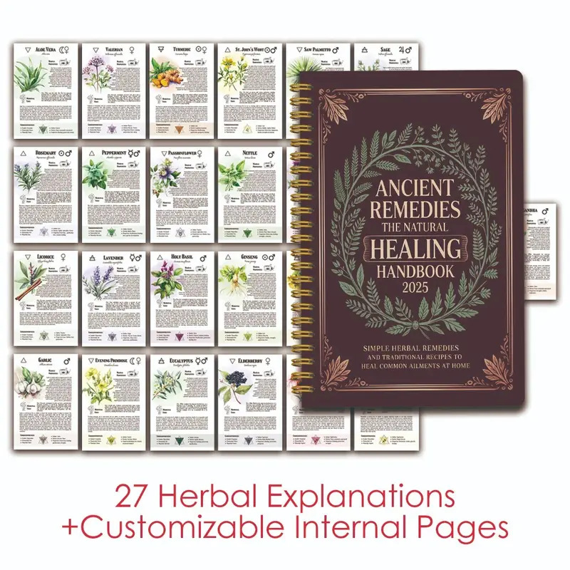 Health & Wellness Rehab - Natural Remedies Handbook with Ancient Cures