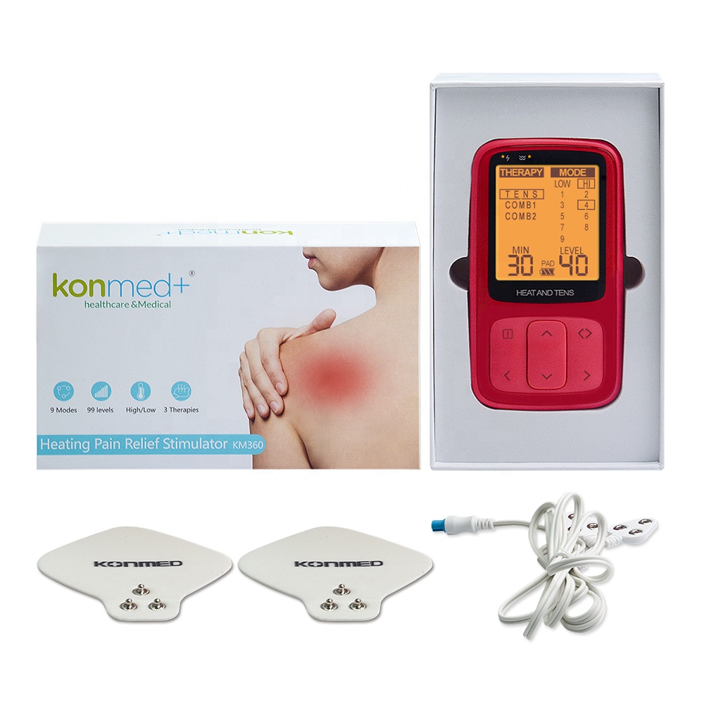 Tens Pain Relief Unit - KM360 Portable ABS TENS Unit Medical