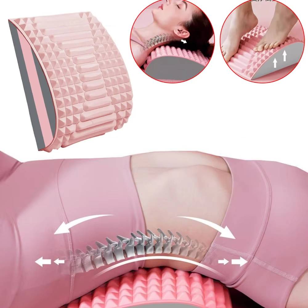 Back Stretcher Lumbar - Device TPE Lumbar Back Massager EVA