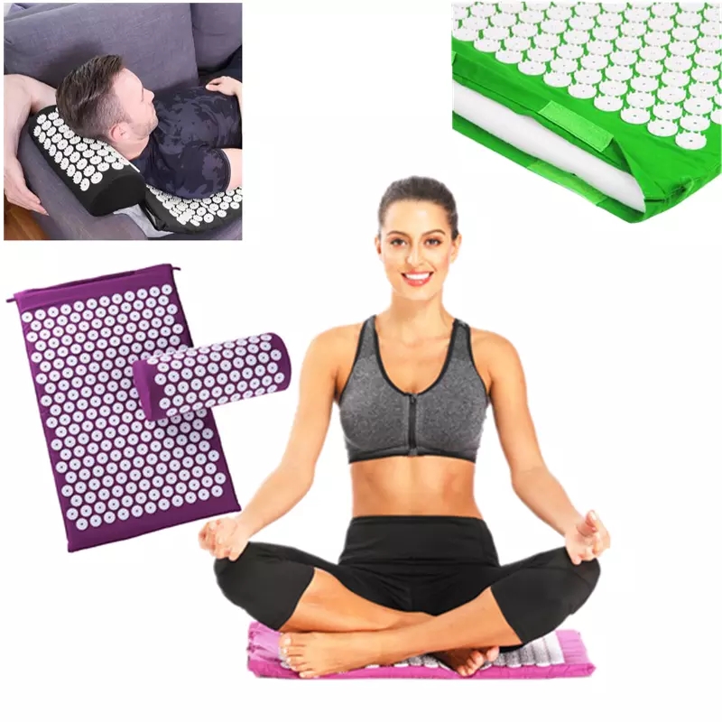 Massager Yoga Mat Cushion acup - đánh giá và giá Acupressure Mat Set