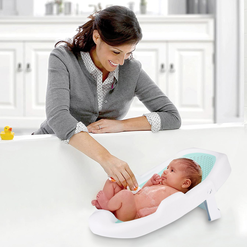 Newborn Adjustable Bath Net Se - đánh giá và giá Bamboo Bath Mat