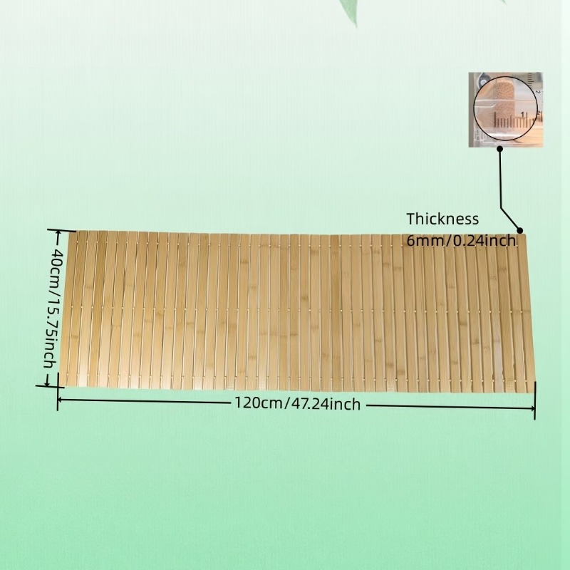40 X 120Cm Large Size Bamboo B - đánh giá và giá Bamboo Bath Mat