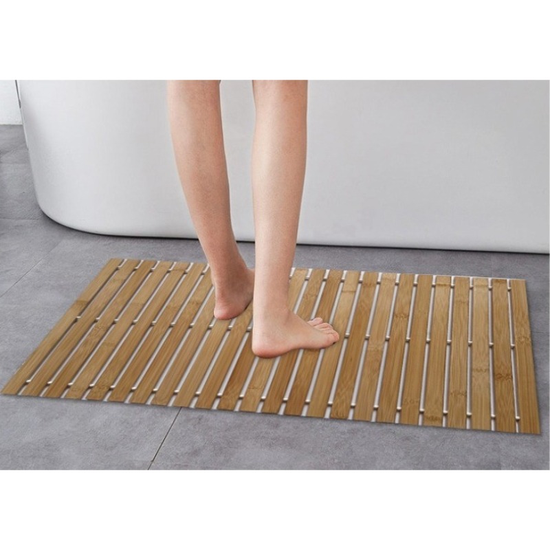 40 X 120Cm Large Size Bamboo B - đánh giá và giá Bamboo Bath Mat