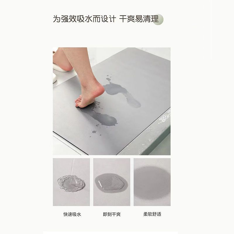 Nordic Bathroom Absorbent Pad  - đánh giá và giá Bamboo Bath Mat