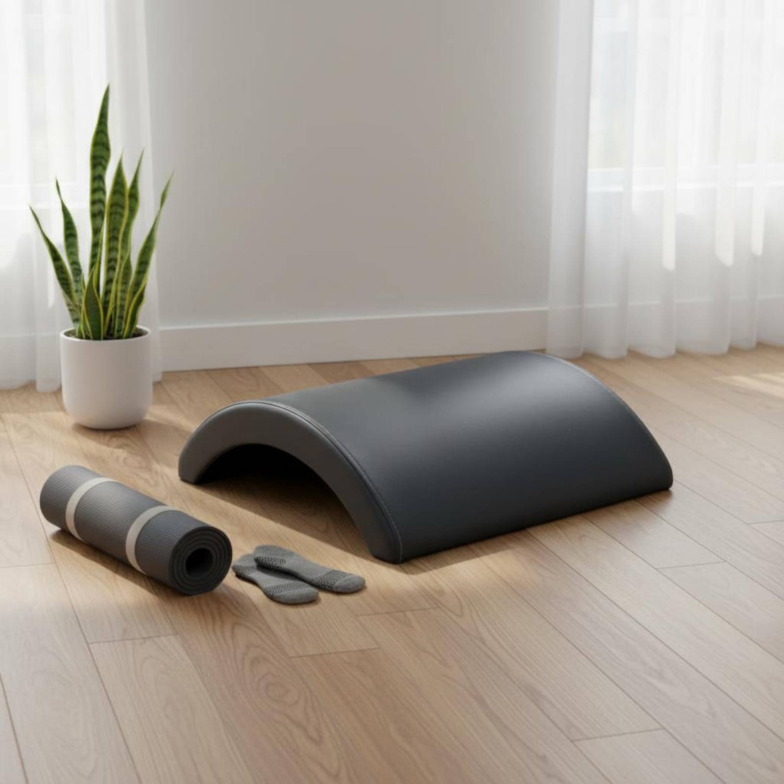 Pilates Arched Barrel Ergonomi - đánh giá và giá Back Stretcher Lumbar