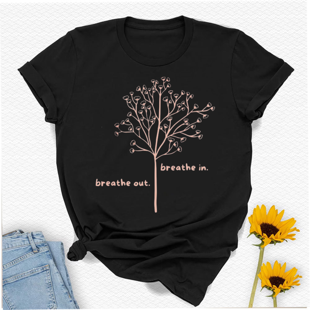 Breathe in Breathe Out T-Shirt - đánh giá và giá Your Health Wellness