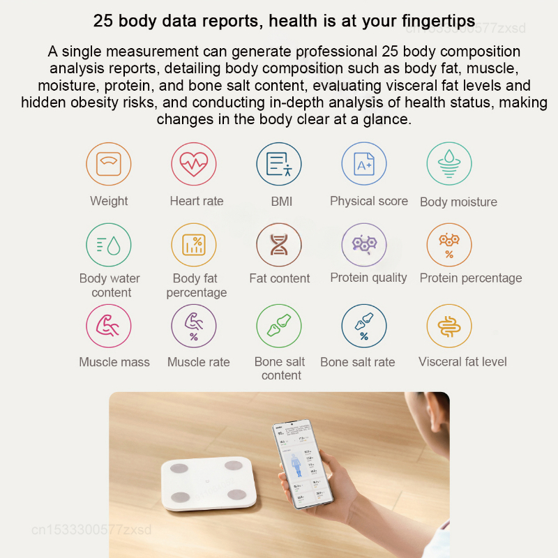 Mijia Body Fat Scale S400 Blue - đánh giá và giá Digital Body Weight Scale
