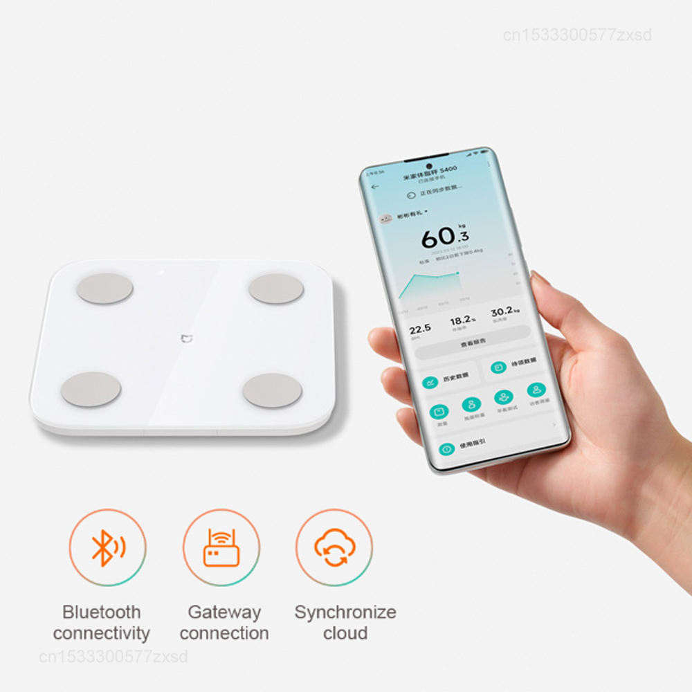 Mijia Body Fat Scale S400 Blue - đánh giá và giá Digital Body Weight Scale