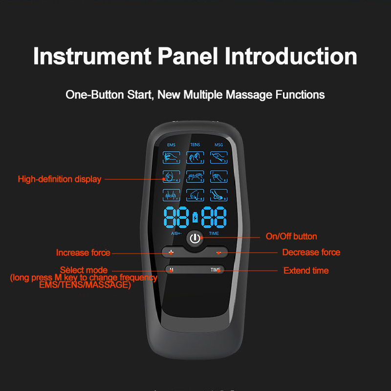 EMS Muscle Electrostimulator T - đánh giá và giá Tens Pain Relief Unit