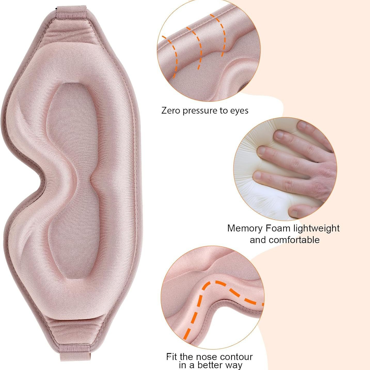 Super Soft 3D Sleeping Mask -  - đánh giá và giá Sleep Eye Mask 3D