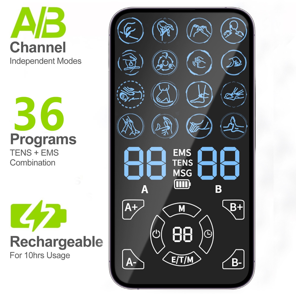 TENS Unit EMS Pain Relief Mass - đánh giá và giá Tens Pain Relief Unit