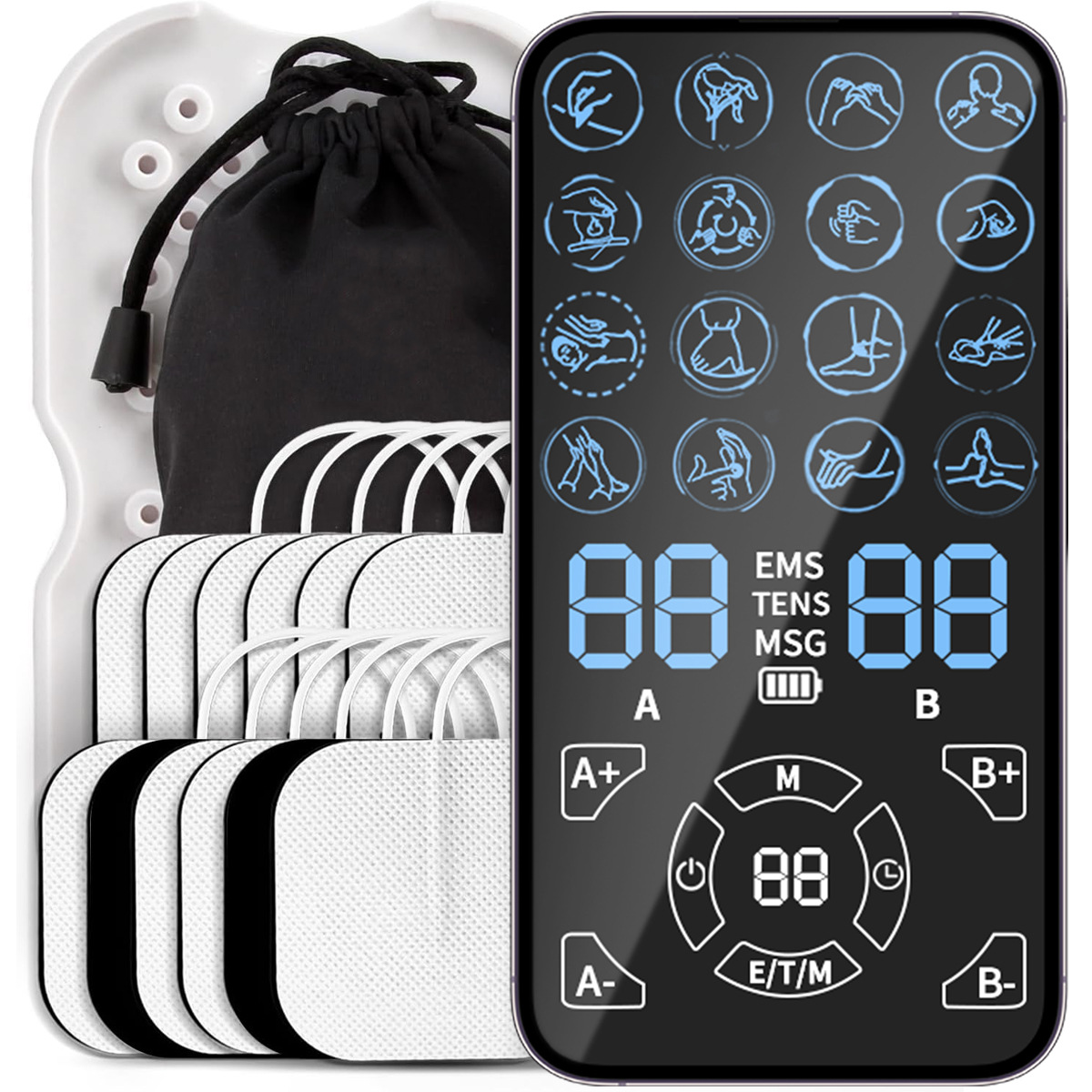 Pain Relief TENS Unit EMS Mass - đánh giá và giá Tens Pain Relief Unit