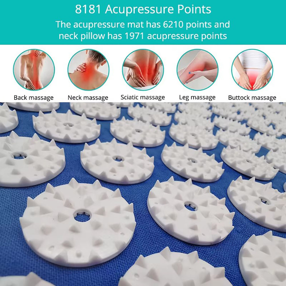 Massager Pillow, Massage Mat f - đánh giá và giá Acupressure Mat Set