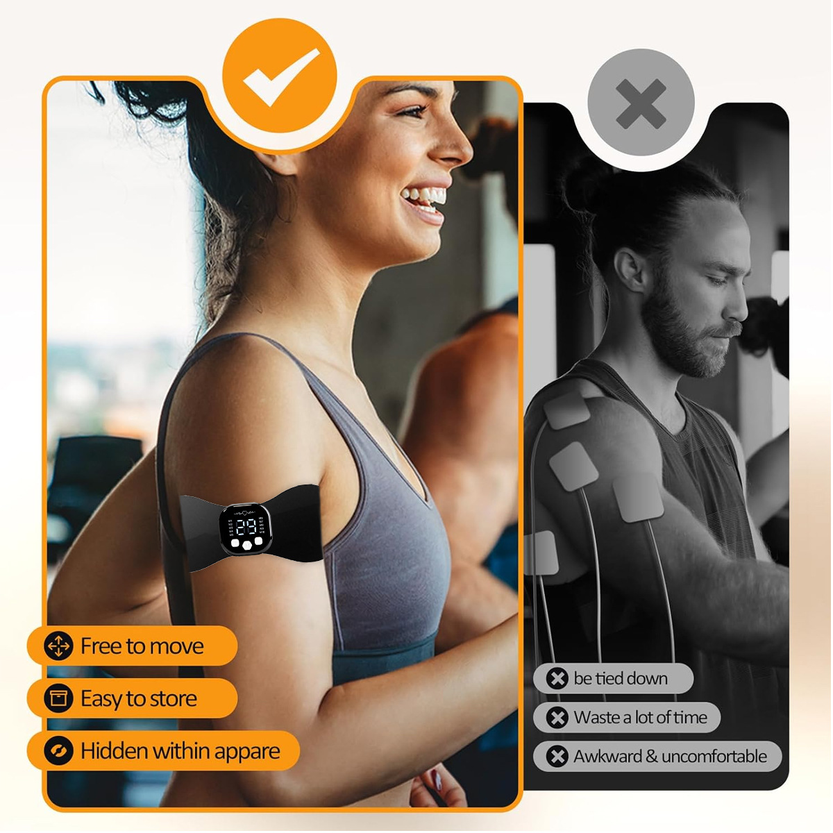 Wireless EMS Muscle Stimulator - đánh giá và giá Tens Pain Relief Unit