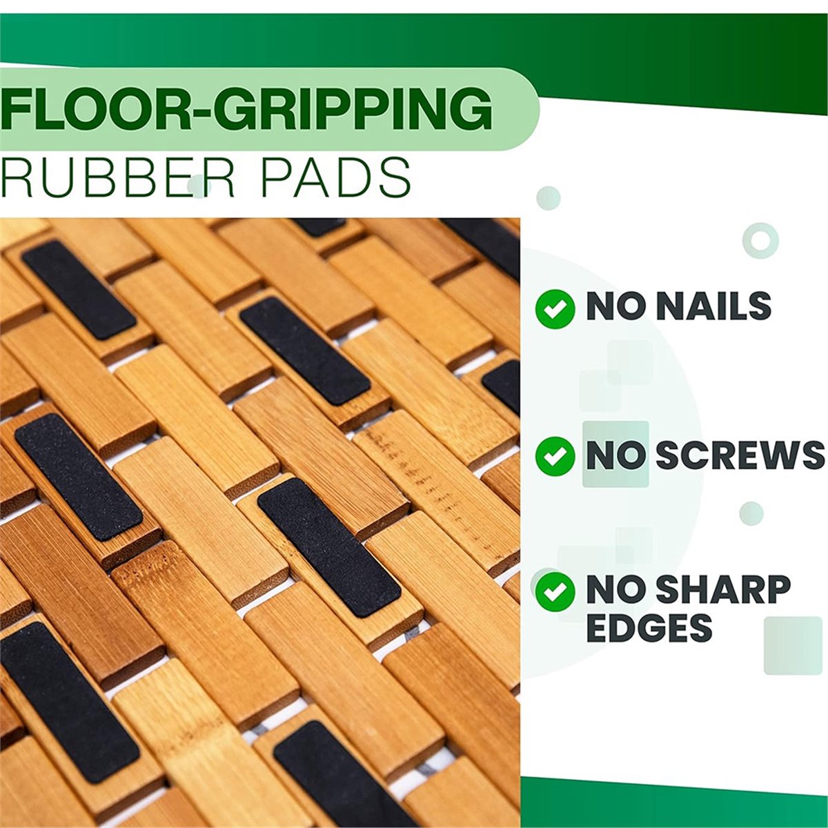 NOCM Bamboo Bath Mat - Foldabl - đánh giá và giá Bamboo Bath Mat