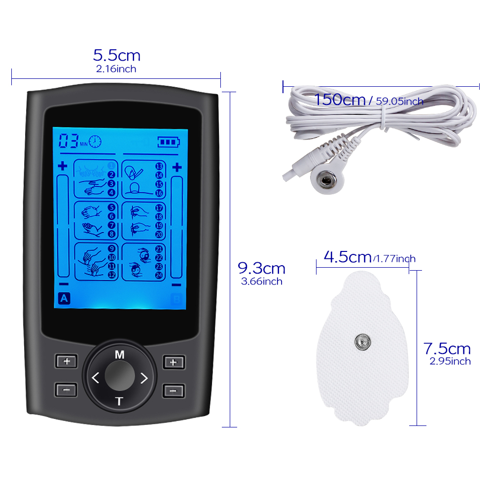 16 Chế Độ Chục Máy Massage EMS - đánh giá và giá Tens Pain Relief Unit