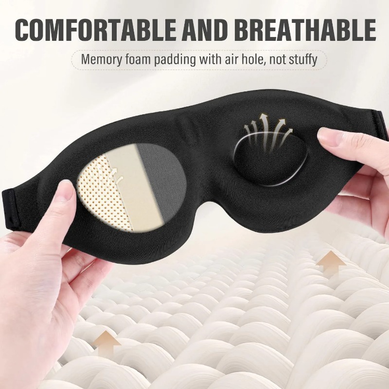3D Stereo Sleep Mask Breathabl - đánh giá và giá Sleep Eye Mask 3D