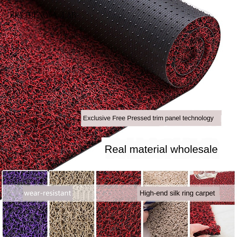 Anti-slip Door Mat PVC Silk Lo - đánh giá và giá Bamboo Bath Mat