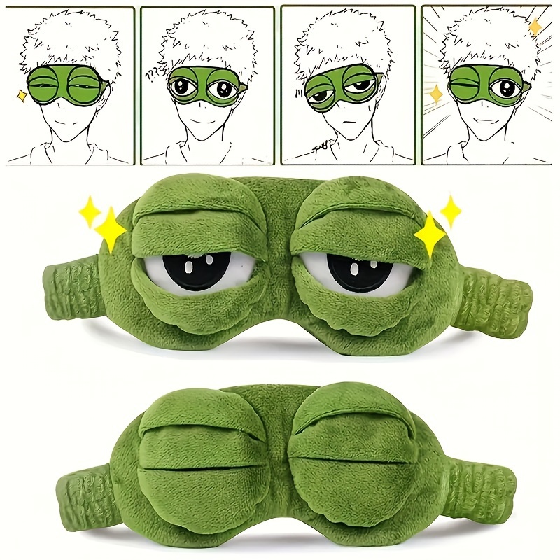 Sleep Eye Mask 3D Cute Frog Fu - đánh giá và giá Sleep Eye Mask 3D