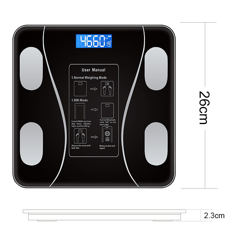 Bascula Balanza Digital Peso C - đánh giá và giá Digital Body Weight Scale